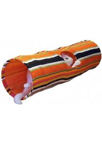 Kerbl Rascheltunnel aus Nylon SWISH ø 25 x 90 cm (Katzentunnel), Katzenspielzeug