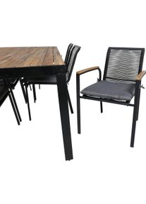 Venture Home, Gartentisch + Balkontisch, Bois, Dallas (205 cm)