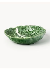 BORDALLO PINHEIRO Ručne maľovaná šalátová misa Cabbage Zelená Hlina Š 40 x D 38 cm