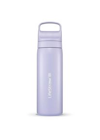 LifeStraw Go Stainless Steel Water bottle (500 ml, purple)