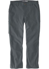Carhartt Rugged Flex Loose Duck Dungaree, textile pants , color: Dark Grey , size: W36/L34