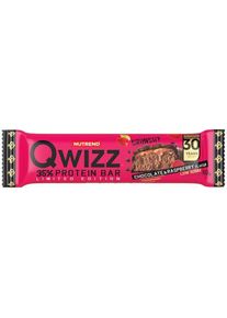 Nutrend Qwizz Protein Bar, 24 × 60 g Riegel, Chocolate & Raspberry