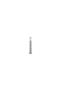 tronco pt1 h80, paletto in allumino grigio per esterni, Ideal Lux