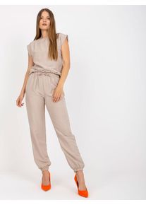 Madnezz House Pantalons de tailleur Femme beige taille 38