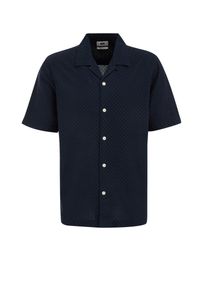 WE Fashion, M&aelig;nd, Skjorte, Navy, St&oslash;rrelse XL