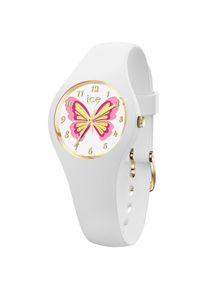 Ice Watch ice-watch , Quarzuhr »ICE fantasia - Butterfly - Extra small - 3H«, Armbanduhr, Kinderuhr, Mädchenuhr, Schmetterling, Schulanfang , weiß ,...