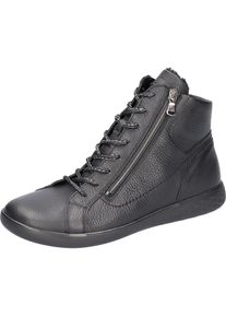 Waldl&auml;ufer Waldl&auml;ufer, Damen, Sneakerboots &raquo;H-CLOE&laquo; Schn&uuml;rboots, Bequemschuh, Rei&szlig;verschl&uuml;sse, in Komfortweite H, schwarz, 4 (37), schwarz, Kn&ouml;chelhoher Sneaker 