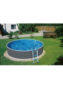 Konifera , Rundpool » »AQUAFUN« ØxH: 355x90 cm«, (Set, 5 tlg.), in 2 Farben erhältlich , grau , Ø/B/H/L: 355 cm x Breite Höhe 90 cm x Länge