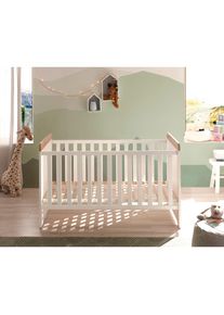 Begabino , Babybett »Jasmin passend zum Babyzimmer«, 70x140 cm inklusive Lattenrahmen, Landhausstil mit 3 Schlupfsprossen , Anderson Pine / Artisan...