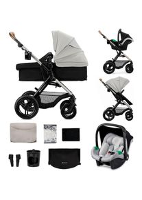 Kinderkraft , Kombi-Kinderwagen »MOOV 2 XL«, 27 kg, mit Luftreifen , grau