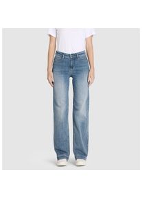 MAC, Damen, Weite Jeans &raquo;Dream Wide authentic&laquo; mit formendem Shaping-Effekt, authentic sky blue wash, L&auml;nge 30, 32 -L&auml;nge 30, authentic sky blue wash,
