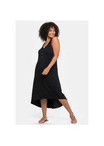 sheego , Sommerkleid »Strandkleid« , schwarz , Normalgrößen , 56 -Normalgrößen , 56