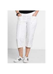sheego , 3/4-Hose , weiß , Normalgrößen , 52 -Normalgrößen , 52
