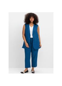 sheego , Damen , Kurzweste , blaubeere , 56 , 56