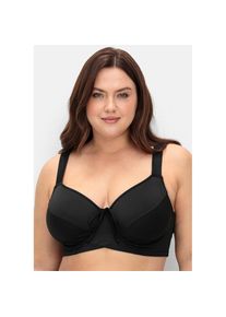 sheego , Damen , Bustier-Bikini-Top , schwarz , Cup C , 52 -Cup C , 52