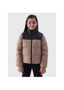 4F, Damen, Steppjacke, beige, 134, beige, Pflegeleichtes Material f&uuml;r einfache Reinigung