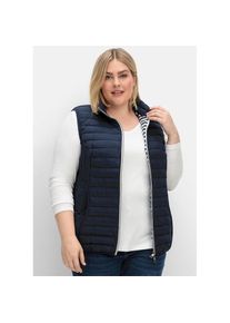 sheego , Steppweste , nachtblau , 58