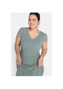 sheego , Abendkleid »Abendkleid« , eukalyptus , Normalgrößen , 52 -Normalgrößen , 52