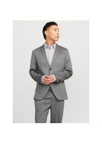 Jack & Jones Jack & Jones , Sakko »JPRJAXON Jersey Blazer mit Stretch für stylischen Look« meliert, modisch, slim fit, Materialmix , Dark Grey Melange , 52 , 52...