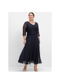 sheego , Abendkleid »Abendkleid« , tiefblau , Normalgrößen , 50 -Normalgrößen , 50