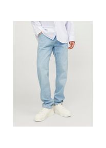 Jack & Jones Jack & Jones, Herren, Tapered-fit-Jeans &raquo;JJIMIKE aus elastischem Material und Used-Waschung&laquo; Denim/Jeans, modisch, bequem, Baumwollmischung, Blue-