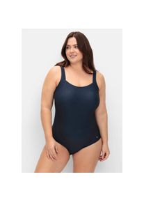 sheego, Damen, Badeanzug, tiefblau, Cup B, 40 -Cup B, tiefblau,