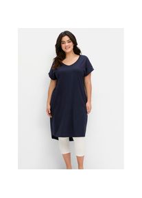 sheego , Shirtkleid »Shirtkleid« , marine , Normalgrößen , 56/58 -Normalgrößen , 56/58