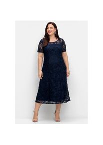 sheego , Damen , Abendkleid »Abendkleid« , marine , Normalgrößen , 50 -Normalgrößen , 50