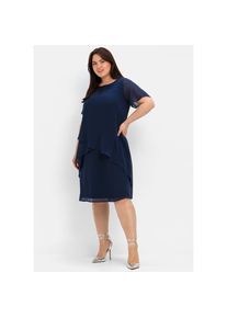 sheego , Damen , Abendkleid »Abendkleid« , marine , Normalgrößen , 48 -Normalgrößen , 48