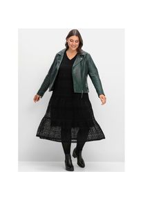 sheego , Spitzenkleid »Spitzenkleid« , schwarz , Normalgrößen , 56 -Normalgrößen , 56