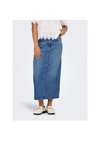Only , Jeansrock »ONLLUMI – Jeansrock mit Rückenschlitz für moderne Looks«, modisch, Denim, regular fit, Baumwolle , Medium Blue Denim , XS (34) ,...