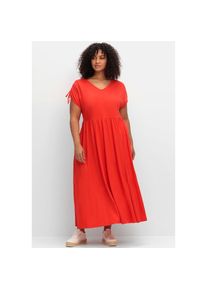 sheego , Damen , Jerseykleid »Jerseykleid« , rot , Normalgrößen , 40 -Normalgrößen , 40
