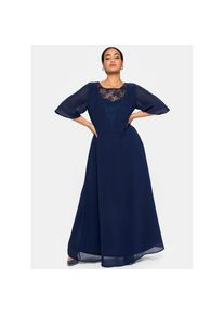 sheego , Abendkleid »Abendkleid« , marine , Normalgrößen , 58 -Normalgrößen , 58