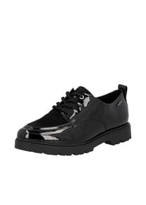 Rieker, Damen, Schn&uuml;rschuh Loafer, Halbschuh, Business-Schuh mit weicher Innensohle, schwarz, 42, schwarz, Schn&uuml;rschuh mit markanter Profilsohle