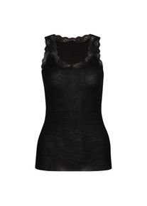 Calida, Damen, Spitzentop &raquo;Richesse Lace&laquo; edler Spitzenbesatz, Feinripp-Qualit&auml;t, w&auml;rmend, schwarz, M (44/46), schwarz, Tr&auml;gerunterhemd von Calida