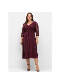 sheego , Damen , Abendkleid »Abendkleid« , burgund , Normalgrößen , 44 -Normalgrößen , 44