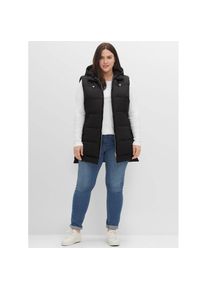 sheego , Steppweste , schwarz , 50