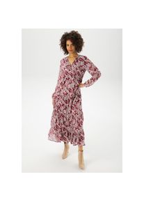 Aniston CASUAL, Damen, Maxikleid mit farbharmonischem Paisley-Muster - NEUE KOLLEKTION, bordeaux-wollwei&szlig;-altrosa-beere-schwarz-hellgrau, N-Gr, 38 -N-