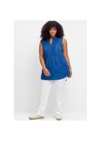 sheego by Joe Browns , Damen , Blusentop , kobaltblau , 40 , 40