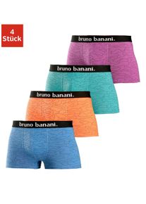 Bruno Banani Heren Hipster in blauw, oranje, turquoise, lila ,maat XL, Witt, 95% Katoen, 5% Elastan
