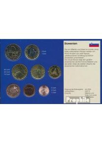 Slovenia Stgl./unzirkuliert Kursmünzensatz misti Annate Brillant fior