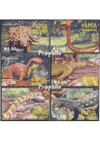 Papua-Guinea 1051-1056 (completa.Problema.) MNH 2004 Preistorici Anima