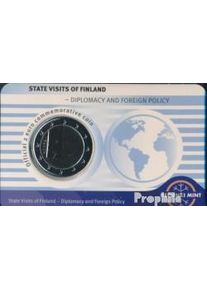 Finlandia 2025 Stgl./unzirkuliert Coincard blu Reprint: Brillant fior