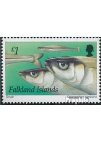 Isole Falkland 686 (completa.Problema.) MNH 1997 Pesce