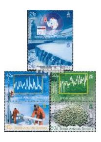 UK Aree Antartide 381-386 Coppie (completa.Problema.) usato 2004 clima