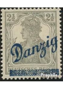 Danzica 33 con Fold 1920 Germania-Stampa