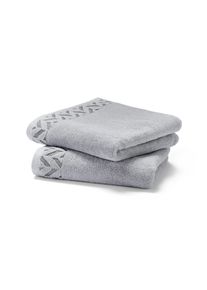 Tchibo - 2 Premium-Handtücher - grau