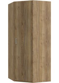 FORTE Eckkleiderschrank, Größe B/H/T: 86,5 cm x 210,5 cm x 89,4 cm