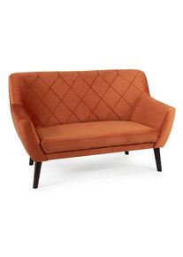 Signal Pohovka KIER 2 VELVET | wenge Farba: Škoricová / Bluvel 4215