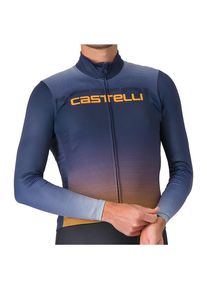 Castelli Apice Thermal Jersey Cycling jersey Men (XL, blue)